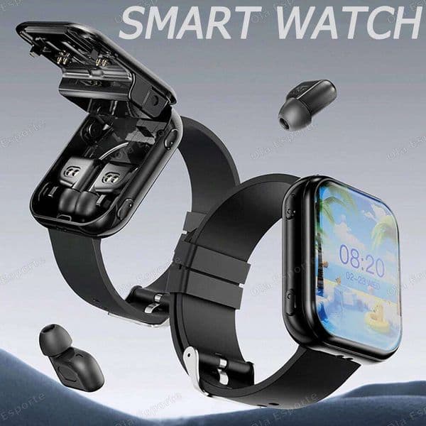 TWS 2in1 New Smart Watch 2025 Earphones HIFI Sound Quality Bluetooth Call Health Monitor Sports Smartwatches Men Women X260128