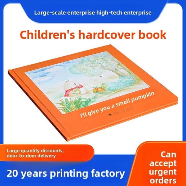 Children's Board Hardcover Illustrated Educational Training Elementary School Books Custom Magazine Toddler Reading Material Picture Book Album