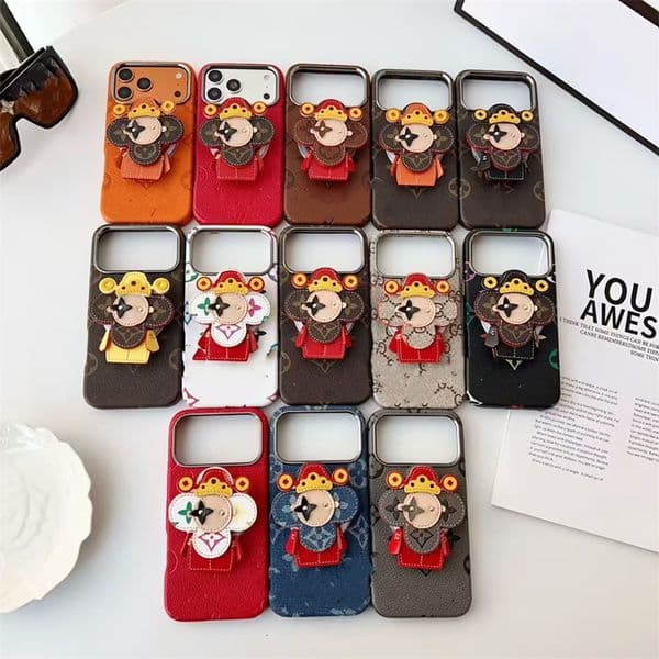 Classic MagSafe Phone Case iphone 17 Pro Max Designer Leather Magnetic Charging LL Hi Quality Kickstand 16promax 16pro 15promax 15 14 13 12 Cases With Chain