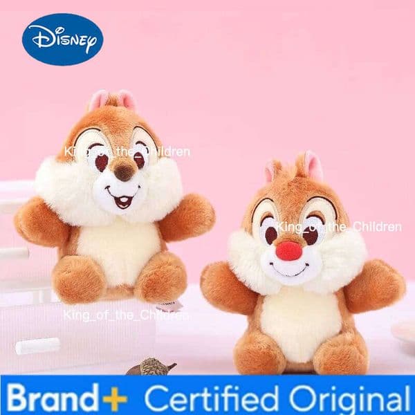 Disney Classic Anime Chip Dale Plush Keychains Small Pendant Bag Hangings Christmas Birthday Gifts For Kids H260128