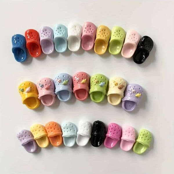 Mini Slippers Resin Fridge Sticker Cute Home Decor Creative Magnet 26H0128