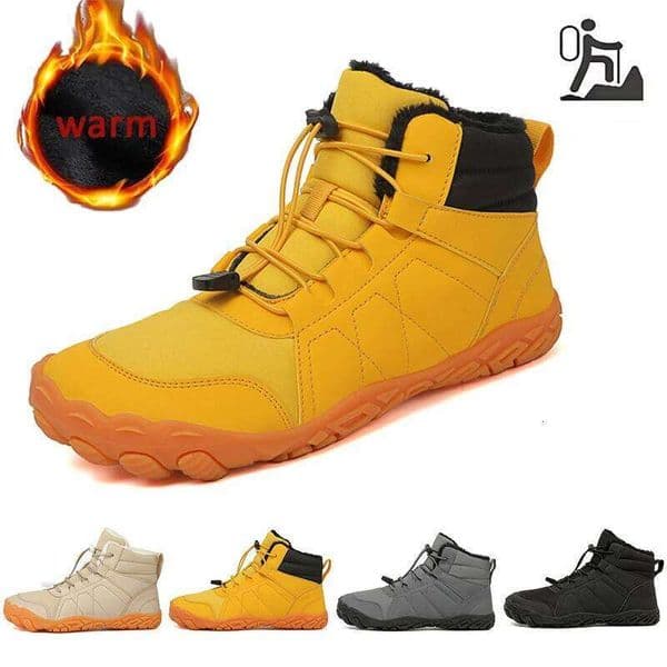 New Waterproof Winter For Unisex Barefoot Casual Outdoor Work Warm Fur Men Ankle Shoes Male Snow Boots 26W0128