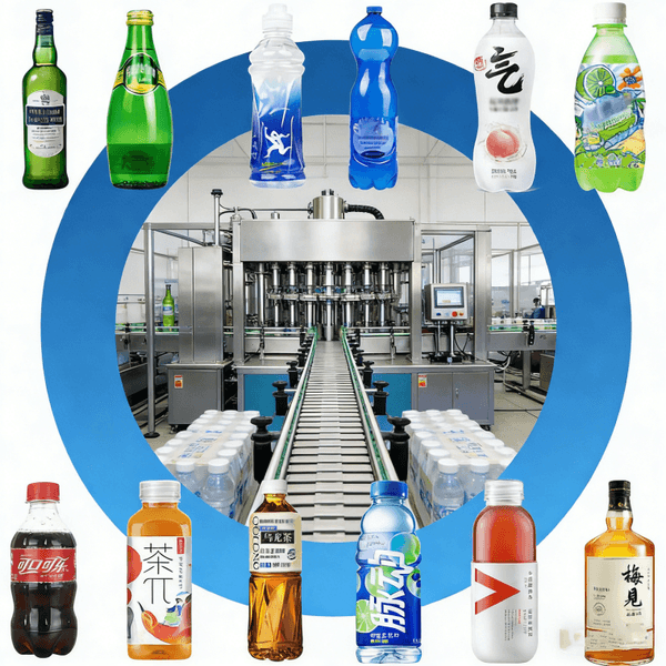 Mechanical Milk Liquid Glucose Yogurt Ayran Bottle Packing Filling Sealing Line Machine
