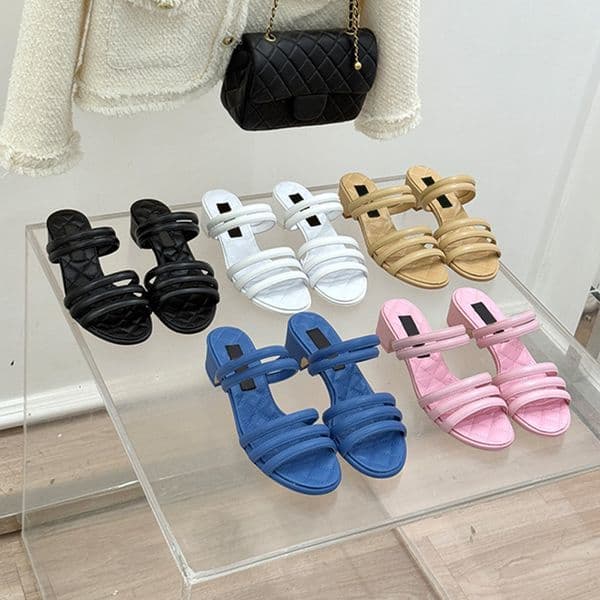 Womens Designer Slingback Pumps High Heels Dress Shoes Lady Luxury Stiletto Heel Sandals Summer Open Toe Beach Shoes 1003