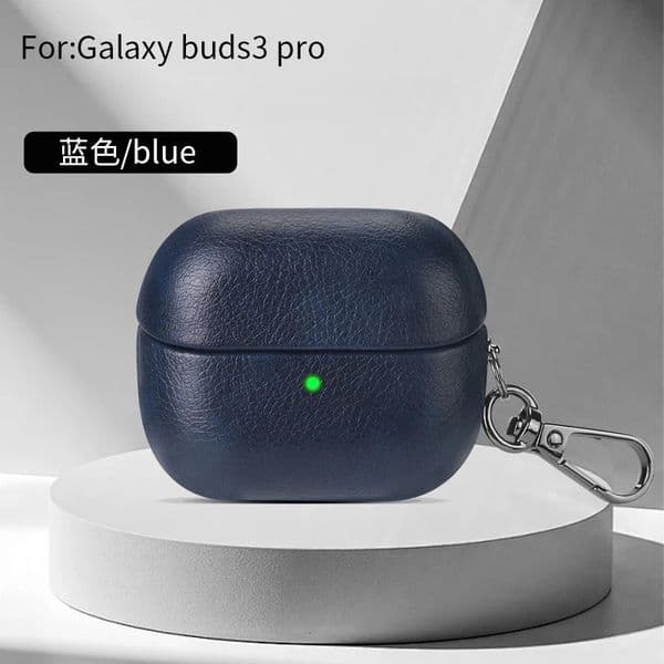 Oil Leather Headphone Case For Galaxy Buds 3 Pro Bluetooth Case Business PC Hard Shockproof Earphone Cover Funda 260127