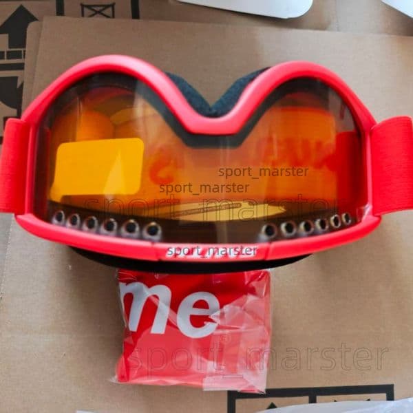 Outdoor mountaineering anti-snow blindness anti-ultraviolet windproof double-layer ski goggles