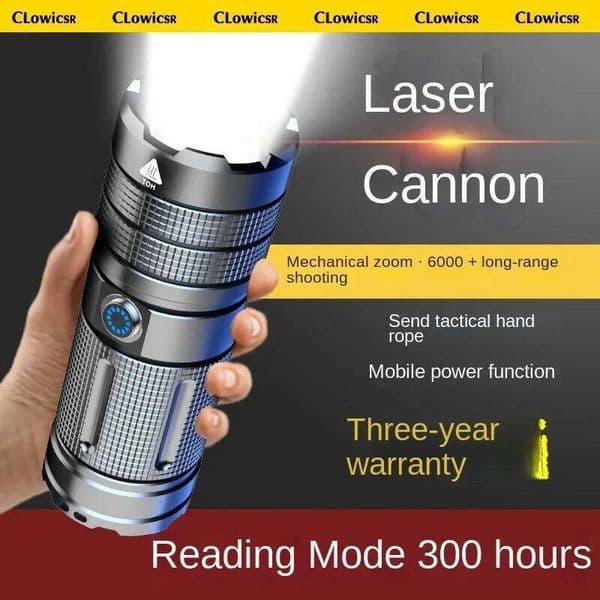 Strong Light Flashlight Charging Bright Remote Outdoor 1600 Meter Ultra Long Distance Xenon Lamp Spotlight LED Searchlight 26W0128