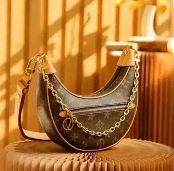 5A 2025 Loop Croissant bag shoulder hobo designer Purse M81098 Cosmetic half-moon baguette underarm Handbag crossbody Metal Chain Collection Women size 23X7X13 LL