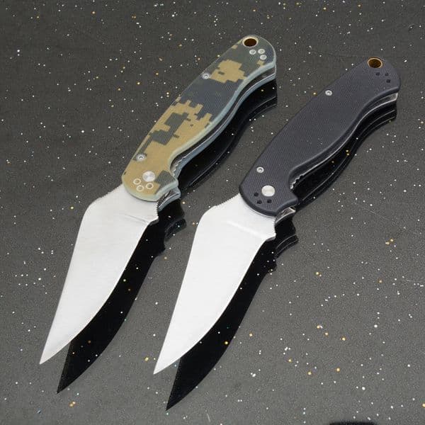 Top Quality Pocket Folding Knife CPM-S30V 58HRC Satin Blade G10 Handle Outdoor Camping Hiking folding knife Survival EDC Pocket knives