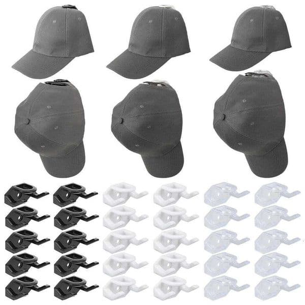 10Pcs Racks Multi-Purpose Wall Mount Modern Caps Hanging Organizer for Home Hat Storage 26Y0128