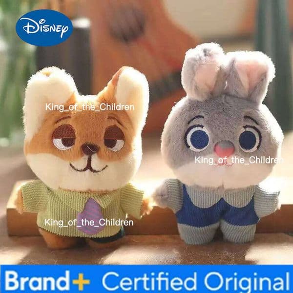 Disney Crazy Cute Zootopia Plush Pendant - Nick Fox Judy Rabbit Doll, Trendy Bag & Keychain Charm Ideal as Gifts H260128