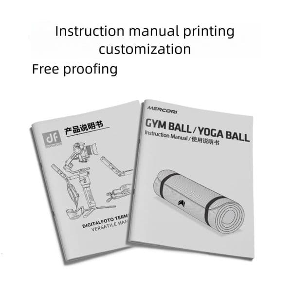 Product Manual Printed Brochure Single Page Catalog Textbook Booklet Promotional Book Customizable Folding Pages