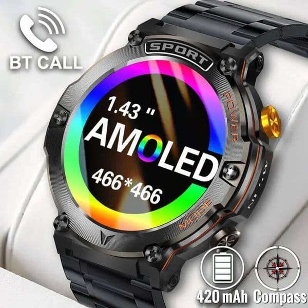X11 Pro Smart Watch Men Android Ios Watches Bluetooth Call Waterproof Amoled Sport Fitness Health Smartwatch 2024 New X260128