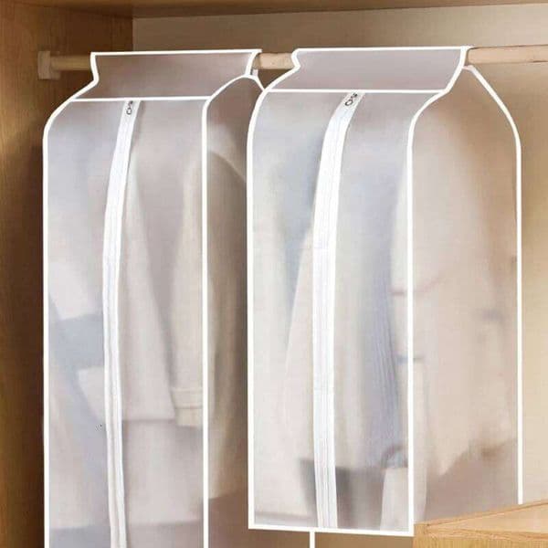 Storage Transparent Dust for Hanging Organizer Waterproof Dustproof Wardrobe Clothes Cover YWFCZ04 26Y0128