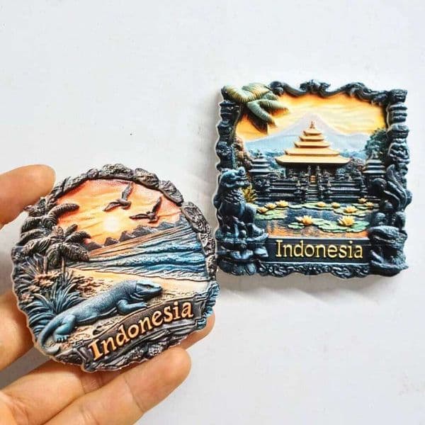Indonesia Stickers,Indonesia Travel Magnets,Indonesia Scenery Stickers,Home Decor,Photo Fridge Stickers 26H0128