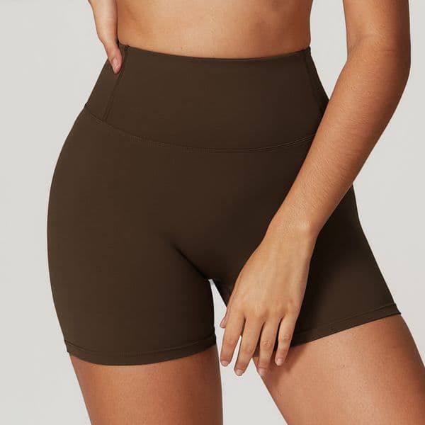 WOZK tight cloud yoga pants for women, high waisted and hip lifting sports shorts for women's outdoor running and fitness tracksuit
