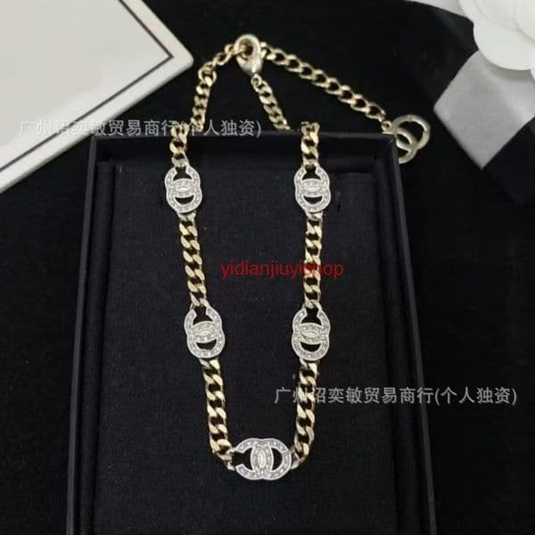 Designer Jewelry cc necklace channels Womens Fashion Personality Necklace