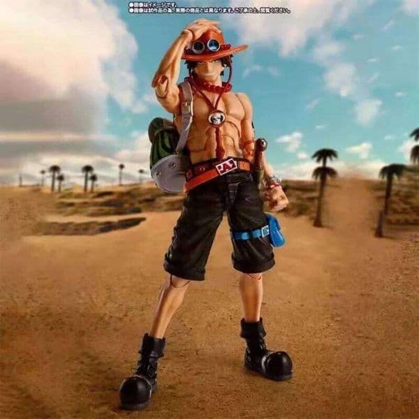 Bandai, Soul Limited SHF ONE PIECE Portcas D Ace Fire Fist, Top Showdown, Movable Figure Y260128