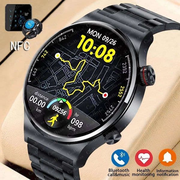 ChiBear GPS ECG+PPG Bluetooth Call Smart 100+ Sports Bracelet NFC Waterproof Custom Watch Face Men SmartWatch 2025 New X260128