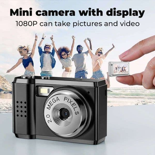 1080P Camcorder Built-in Battery with LCD Flash for Photo Video Digital Camera 26L0129
