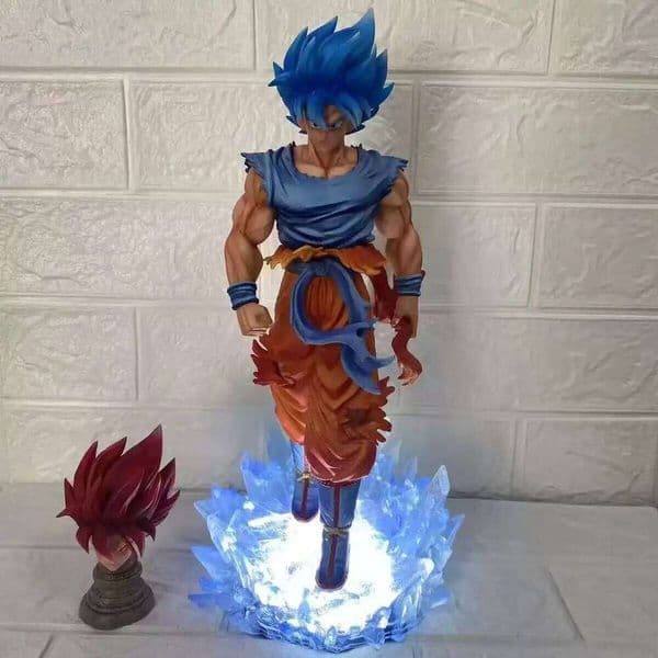 325cm/1279in Anime Dragon Ball Z Goku er Saiyan Action Figure Collectible Statue Model Toy Gift K260324
