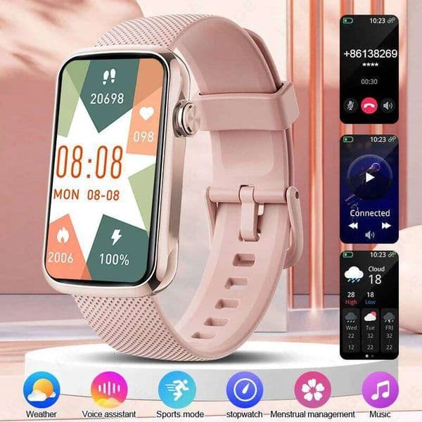 LIGE All-day Dynamic Heart Rate Monitoring Smartwatch Bluetooth Calling Multisport Mode Smart AI Watch For Man Woman X260128