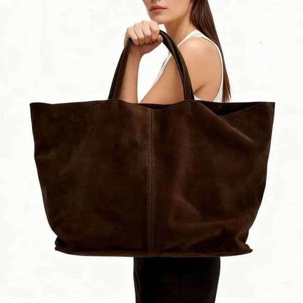 TAURUSCIAGA New Autumn Winter Tote Women's Fashion Brand Retro Handbag Creativity High-End Cowhide Frosted Large Capacity Shoulder Bag Large Capacity Tote Bag