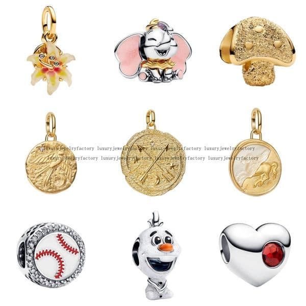 charms the twelve NEW Chinese zodiac signs for women 925 Silver Charms Set Pendant Fit Bracelet Necklace Classic designer luxury jewelry party Valentine's Day Gifts