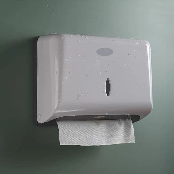 Wall Mount Paper Towel Box Universal el Toilet Commercial Tissue Dispensers Punch-free Multifold Tri-Fold Paper Holder home 260120