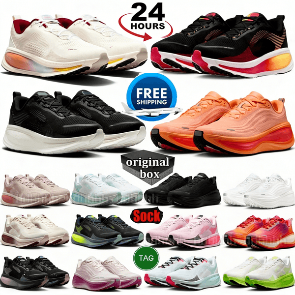 Free Shipping Designer Running Shoes Vomero 18 Plus For Men Women Sneakers CNY Anthracite Shadow Black Light Crimson Grey Pink Triple Black White Outdoor Trainers