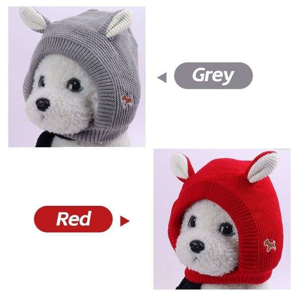 Universal Accessory Winter Dog Hat Funny Warm Knit Protection Windproof Labrador Golden Retriever Pet Cap 26W01129