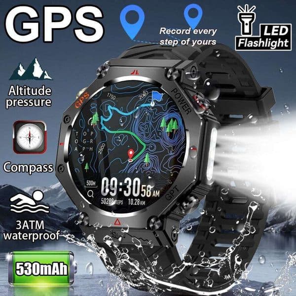 For Xiao New ChatGPT AI assistant Smart Watch 5ATM Waterproof GPS Built-in Dual-band GNSS Compass Sport Smartwatch Men Woman X260128