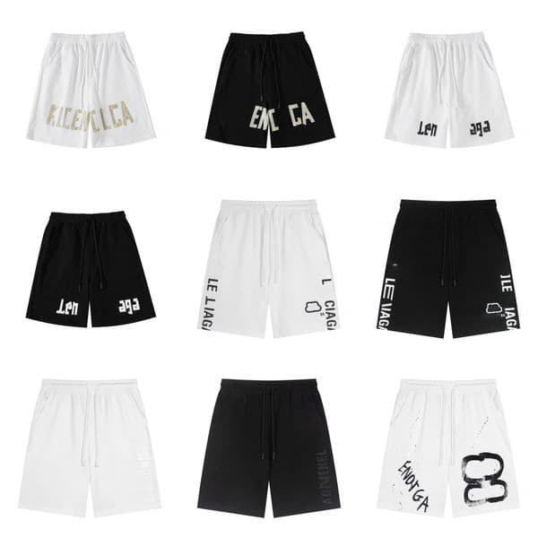 Mens Shorts Athletic Shorts Printed Letter Pattern Spring Summer New Mid-Length Shorts Streetwear Trendy Outfit Athletic Shorts