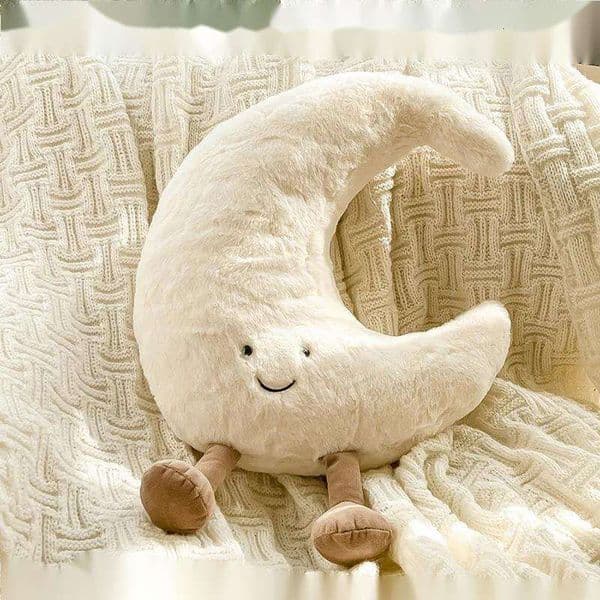 Stuffed Animals Promotional Style Funny Sun Moon Soft Plush Toy Baby Cute 2 Throw Pillow Comfort Dolls Home Decor Xmas Gift Kids 230620fashion