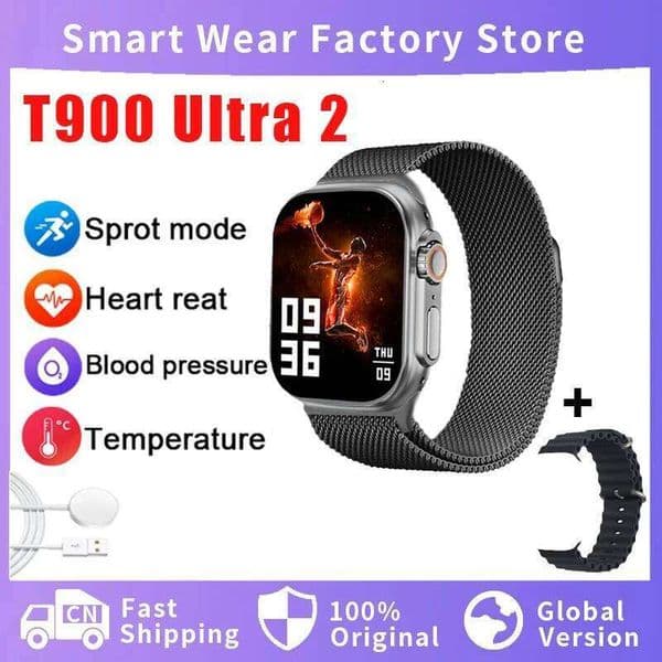 T900 2 Smart 2025 Men 49mm Series Compass Waterproof For Android IWO Watch Ultra Smartwatch Z260129
