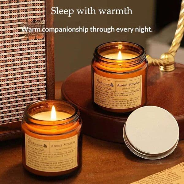 Aromatic candles Incense Indoor Long lasting Bedroom Fragrance Essential Oil Aromatherapy Candle C260128