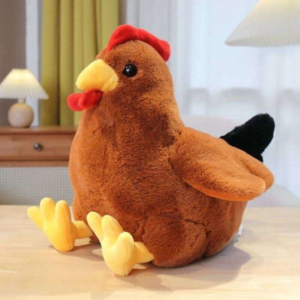 Plush toy chicken cute hen ragdoll girl pillow big chick children's day gift doll C260130