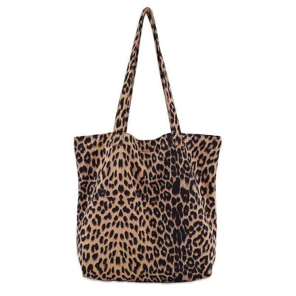 Youda Original Design Vintage Handbag For Women Fashion Leopard Print Tote Bag Female Canvas Shoulder Bags Large Capacity Z260130
