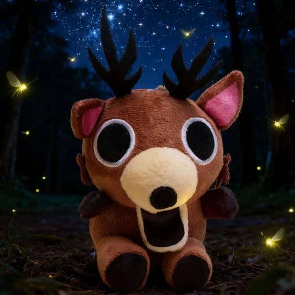 Mini Kawaii Plush Toys 99 Nights in the Forest Anime Animal Deer Bag Charm Kids Idea Christmas Gifts Home Decor C260130
