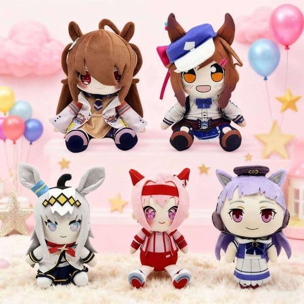 Kawaii Uma musume Plush Toy Anime Pretty Derby Character Merchandise Rice Shower Oguri Cap Maruzensky Toys Birthday Xmas GiftY260130
