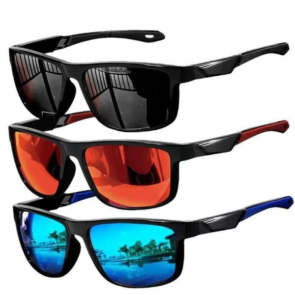 Designer sunglasses Outdoor Polarized Sunglasses for Men and Women, Cycling Sports Sunglasses, Square Frame Glasses, Wholesale Available, UV Protection