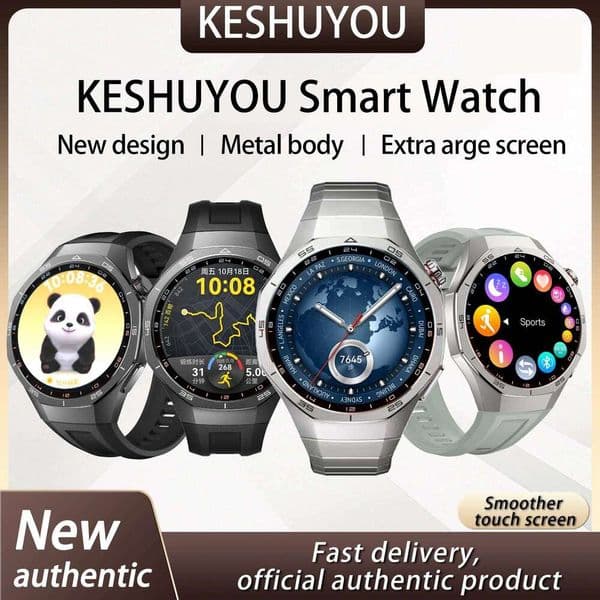 LAXASFIT 2025 New AMOLED HD Screen Sports Heart Rate Call Men Women Smart Watch Z260129
