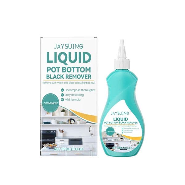 Jaysuing Grease Removes Kitchen Pan Bottom Grease, Descaling, Polishing, Anti-Rust Cleaner S260130