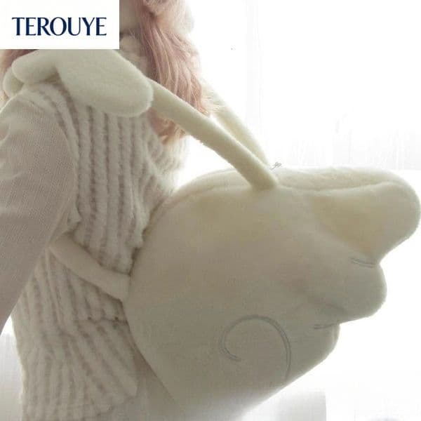 TEROUYE autumn new durable and cute angel plush wing bag, niche design, versatile fashion, casual and cute bag, student travel bag, backpack luxury bag