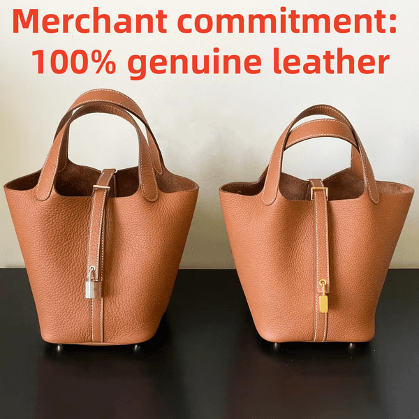 Top quality Genuine leather handbags Luxury Designer bag Womens tote Shoulder bag Fashionable large capacity bucket bag With Lock And Key crossbody bag travel bag