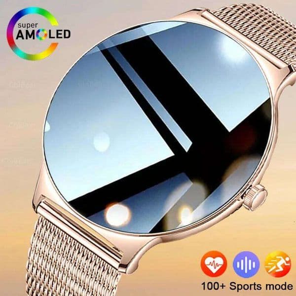 2025 Ultra Thin Durable Smart Watch Ladies Fitness Tracker 1.43'' AMOLED Call Reminder Calling Smartwatch Women Health Z260129
