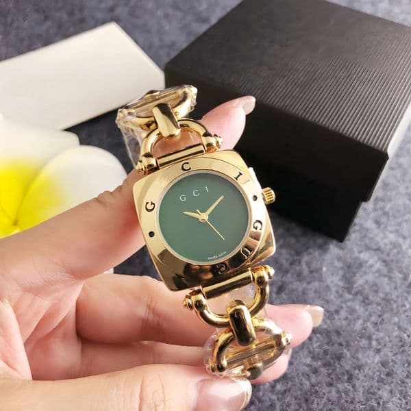 Designer Full Brand Wrist Watch Women Girl Ladies 30Mm Bracelet Style Beautiful Steel Metal Band Quartz Logo Luxury Clock 544