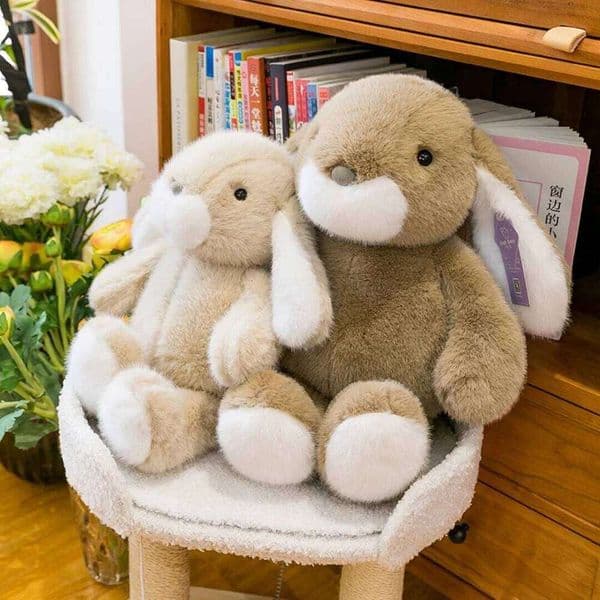 1pc 33cm/12.99in Cute little soothing white rabbit doll plush toy girls Valentine's Day gifts for children C260130