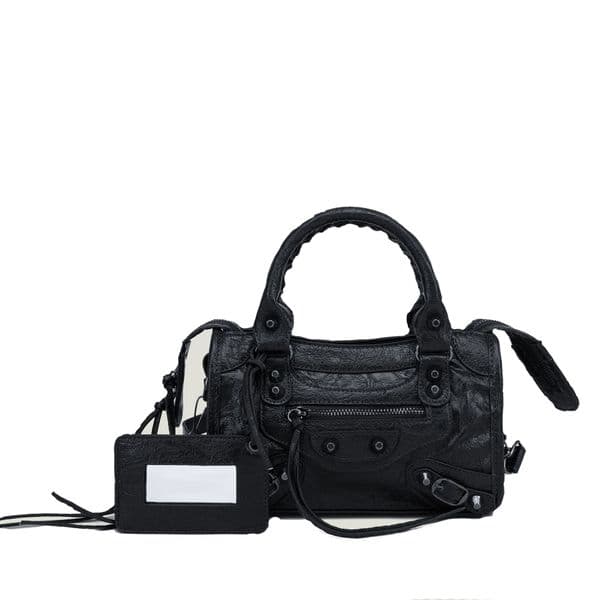2026 City bag women designer bag leather tote shoulder bags simple crossbody luxury bags designer women bag motorcycle handbag solid color fashion street
