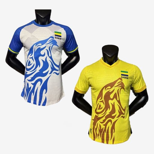 player version 25 26 Gabon Season Jersey 2025 Africa Cup of Nations Men's Adult and Children's Football Jerseys with Custom Printing 2026 World Cup